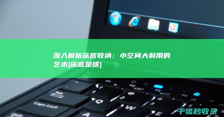 深入解析床底收纳：小空间大利用的艺术 (床底是啥)