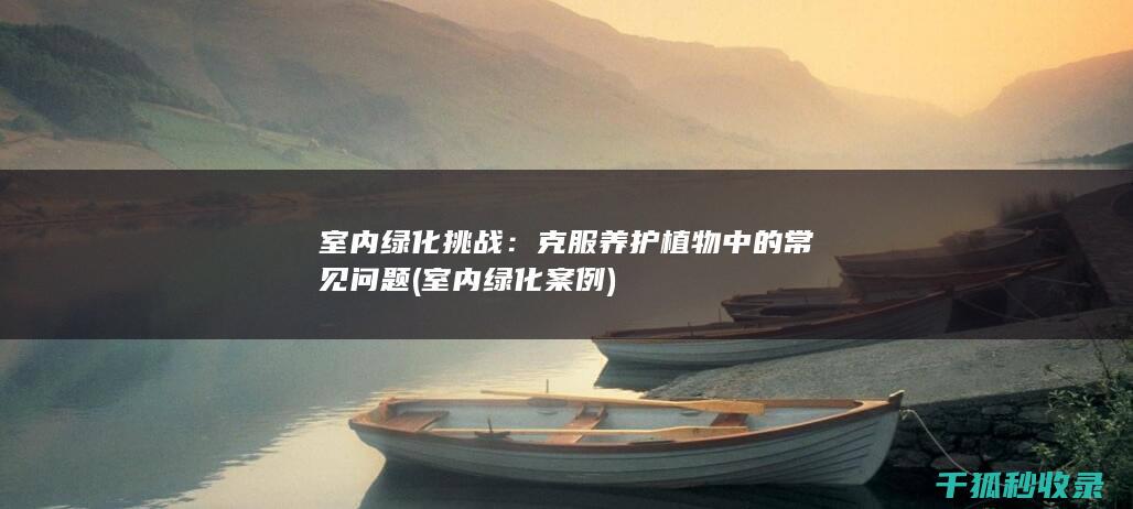 室内绿化挑战：克服养护植物中的常见问题 (室内绿化案例)