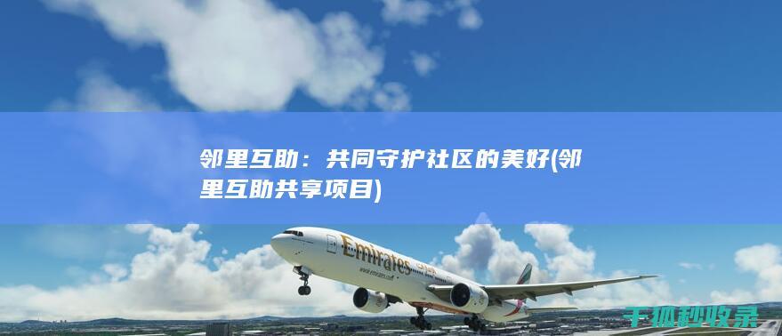 邻里互助：共同守护社区的美好 (邻里互助共享项目)