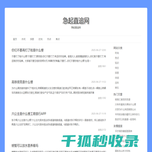 急起直追网